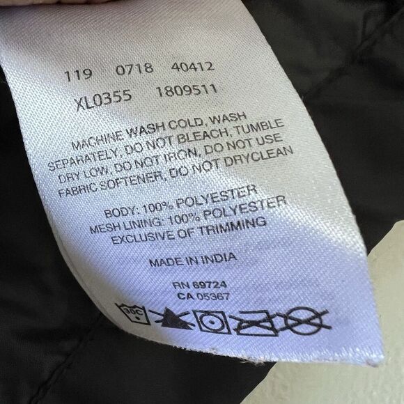 Columbia Jacket Womens Medium Black Full Zip Hooded Wind Breaker Lightweight - Picture 7 of 9